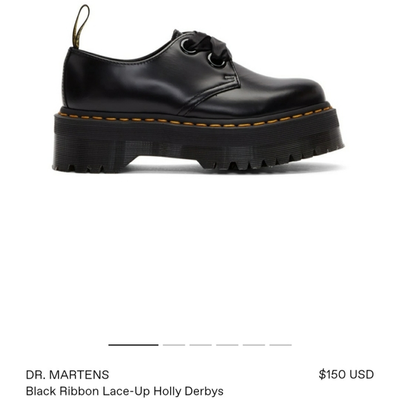 FOUND!! DR MARTENS PLATFORM OXFORDS! BLACK SIZE8W - Picture 3 of 6